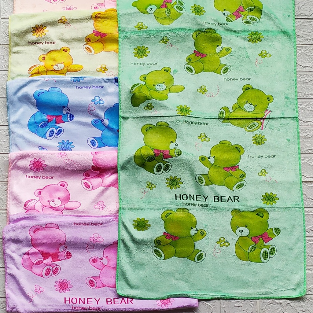 Handuk Bayi Lembut dan Tebal nyerap air 50 x 100 / handuk bayi motif / handuk bayi karakter / Handuk Anak Bayi Microfiber/Handuk Mandi Anak Bayi