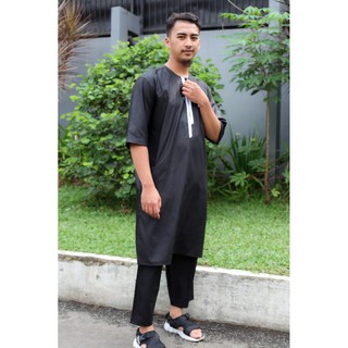 Gamis Setelan Pria / Baju Muslim Pria / Koko Pria ST Mu'tah | Shopee Indonesia