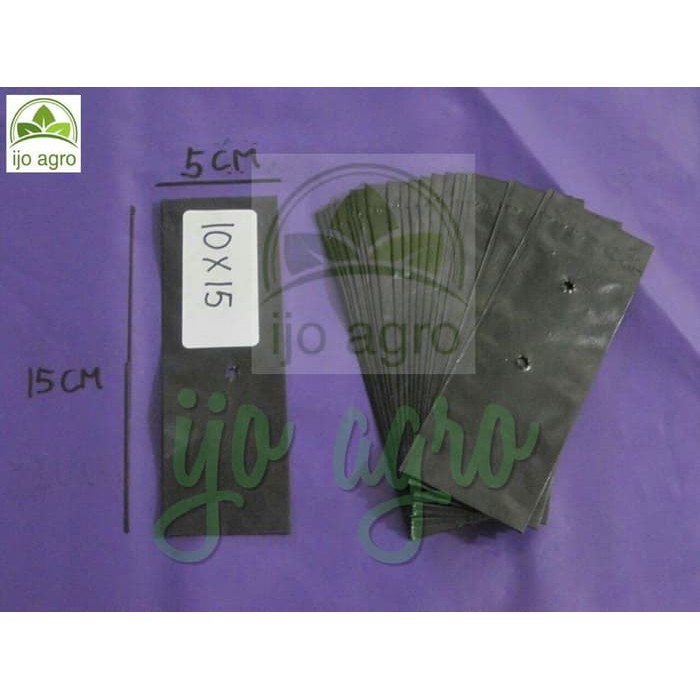 polybag tanaman kecil ukuran 10 x 15 (175 lembar) Diskon