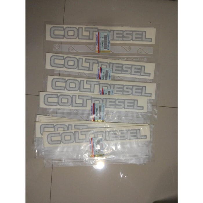 Emblem / Logo / Stiker / Sticker COLTDIESEL PS Canter Original KTB