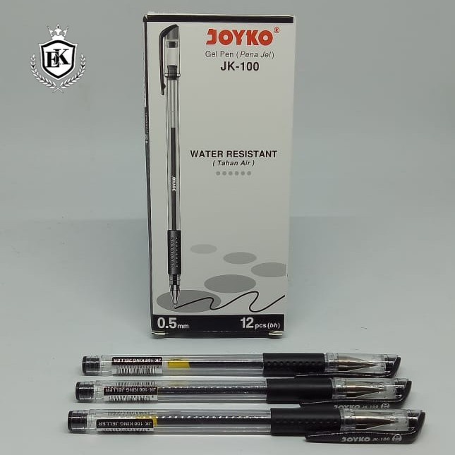 

Bulpen Gel Joyko JK-100 Benefit GP-100 0.5mm tinta Hitam