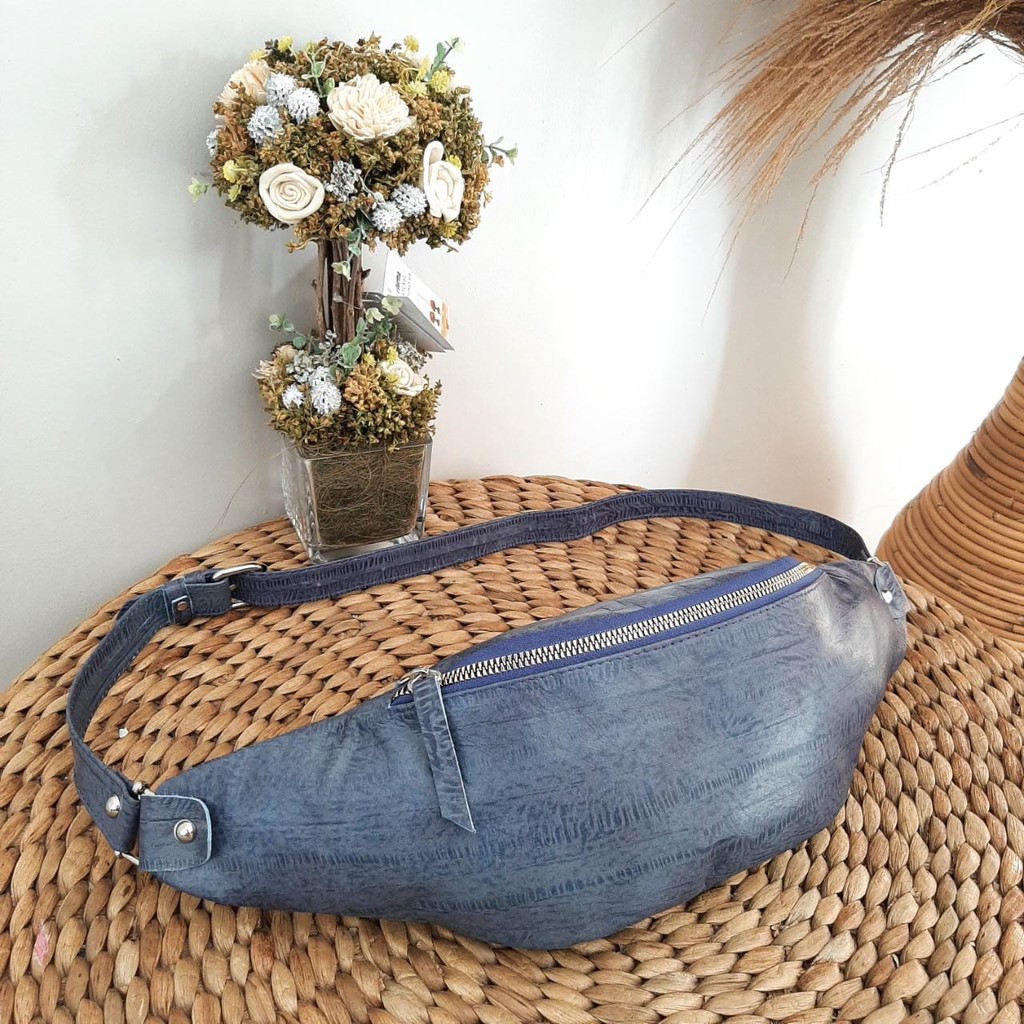 Tas Pinggang Wanita Selempang Waistbag Kulit Asli ORI Khas Kota Garut