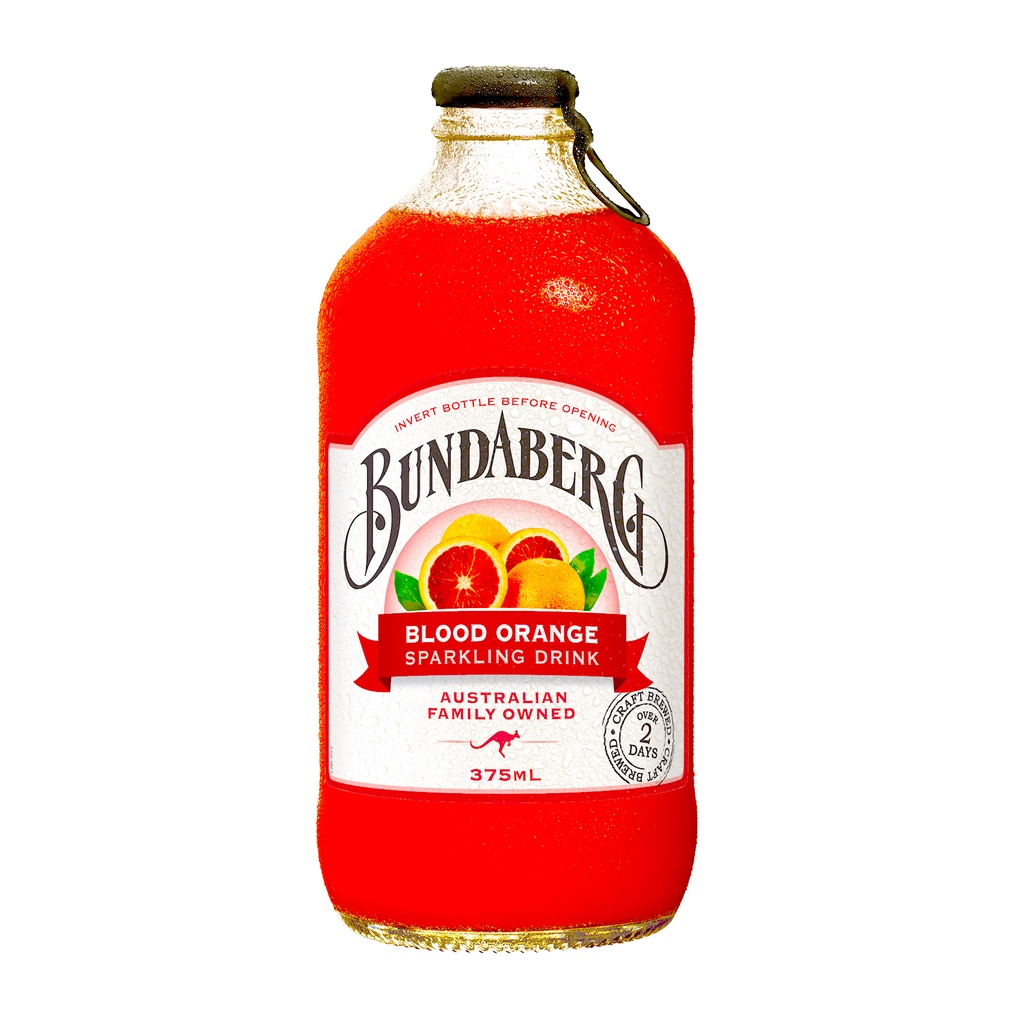 

Bundaberg Blood Orange Sparkling Drink Water Minuman Rasa Jeruk Like La Croix