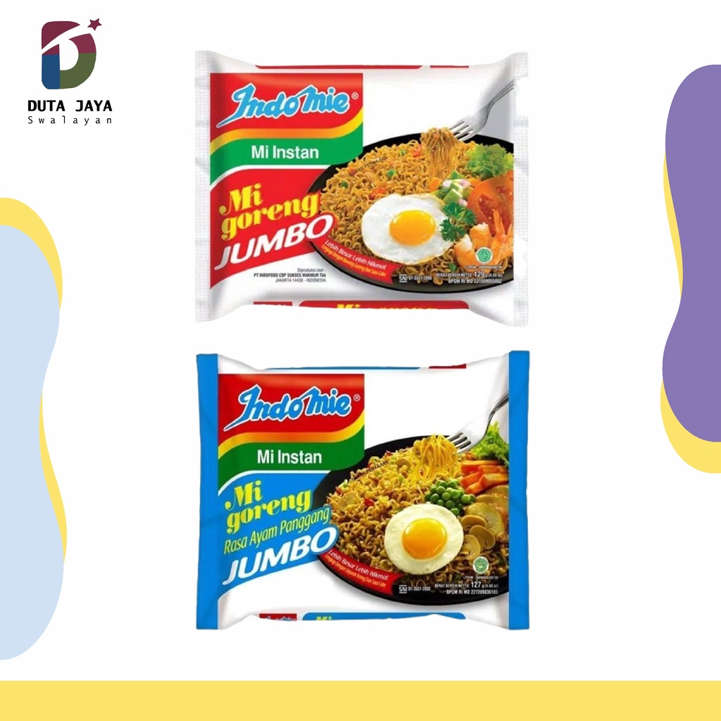 Mie Indomie Mi Goreng Jumbo 129 Gram