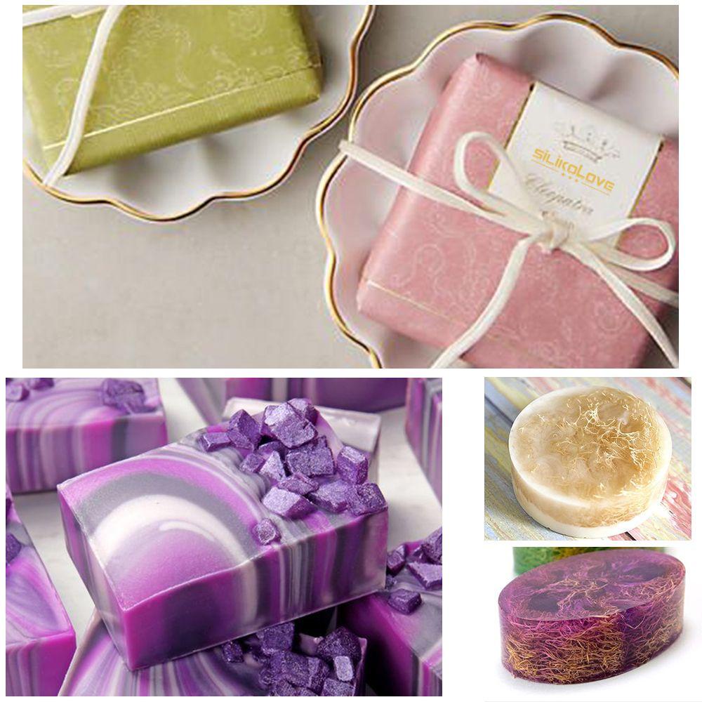 Cetakan Sabun Silikon Nanas Dekorasi Rumah Multi-Fungsi Bayi Kaki Berbentuk DIY Craft 4rongga Handmade Soaps Supplies