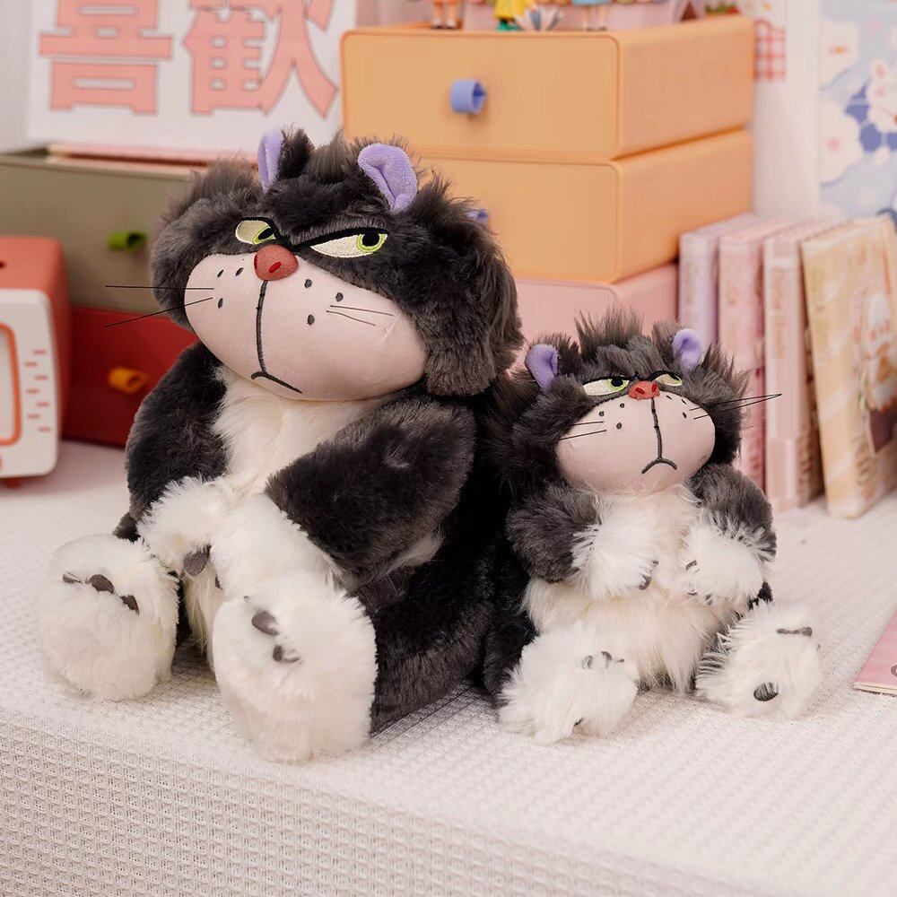 Ready Stock!!! 30CM/40cm Disney Mainan Boneka Stuffed Plush Kucing Hitam Cinderella Lucifer Untuk Dekorasi Rumah / Hadiah Anak