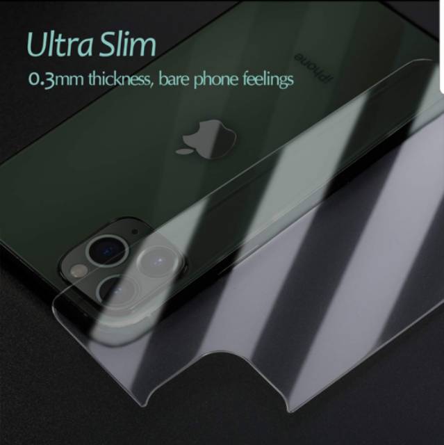 BACK tempered glass BELAKANG IPHONE 11 IPHONE 11 PRO IPHONE 11 PRO MAX screen anti gores kaca