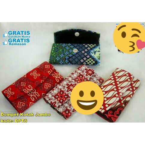 Souvenir Dompet Batik Besar Murah