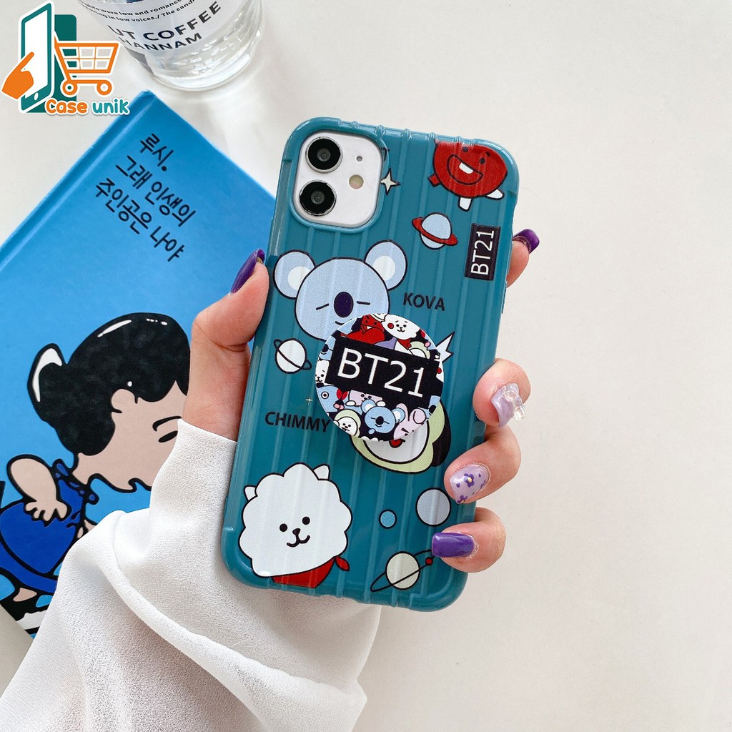 SS263 Softcase Popsocket KARTUN Vivo Y53 Y71 Y71i Y81 Y81c V5 V5s Lite Y65 Y69 CS2411