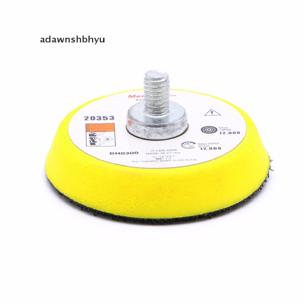 Adawnshbhyu 2inch Disc Sanding Polish Polishing Pad Backer Plat 3mm Shank