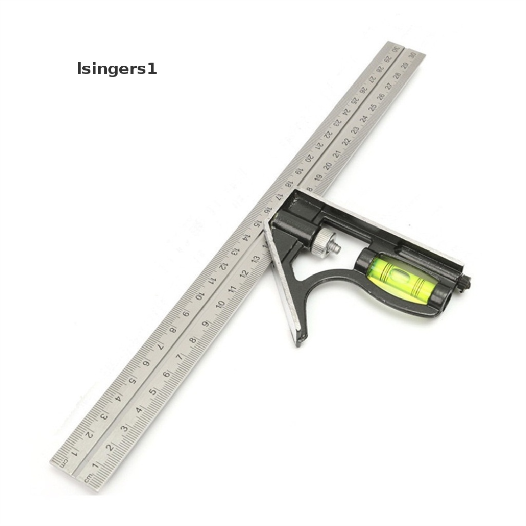 (lsingers1) Penggaris Level Spirit Kombinasi 12 &quot;Bahan Stainless Steel