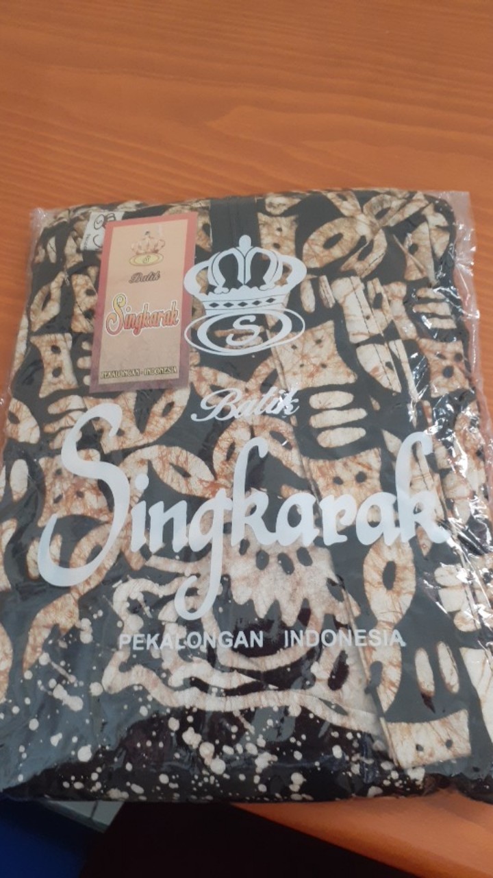 Longdress Batik Pekalongan Gamis Batik Cap Resleting Belakang Allsize Dress Homedress Rayon Premium