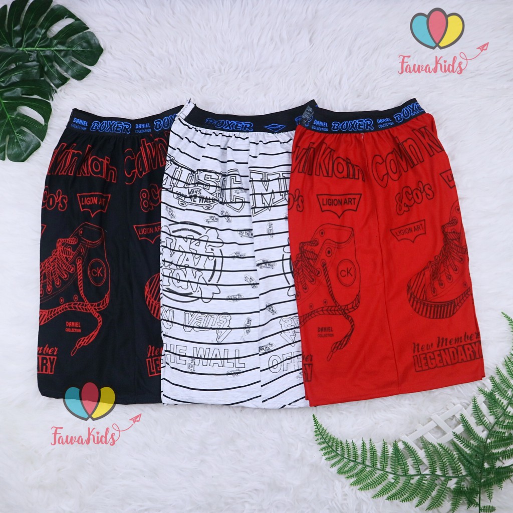 Celana Boxer Uk Dewasa / Pants Santai Kolor Motif Pendek Model Street Adem Pria Harian Outfit Laki