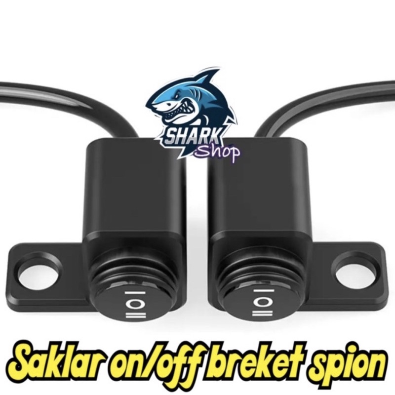 saklar on off breket spion motor kiri dan kanan bahan aloy/aluminium-1