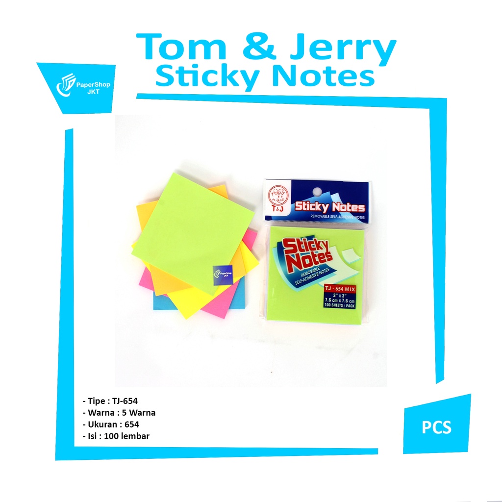 Sticky Note Tom&Jerry 5 Warna TJ-654