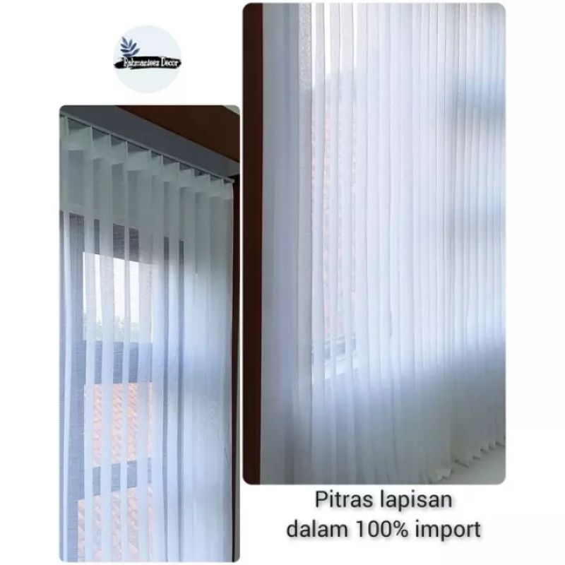 gorden jendela korden jendela gorden lapisan daleman pitrase tile puring putih
