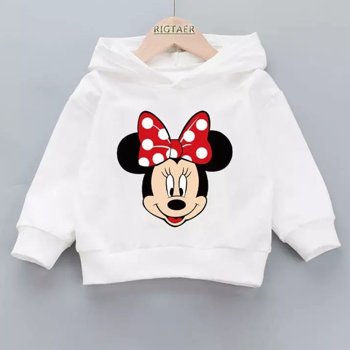 Sweater Hoodie Anak Perempuan Mini Mouse