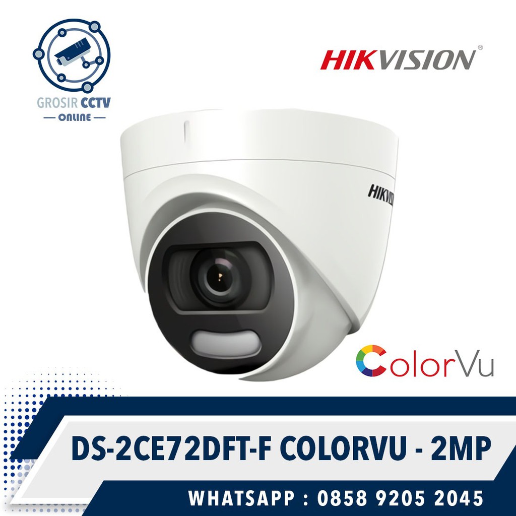 Camera Hikvision ColorVu 2MP / DS-2CE72DFT-F ColorVu