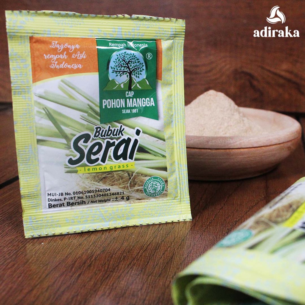 

Bubuk SERAI Bumbu Lemon Grass Instan Cap Pohon Mangga - POMANG