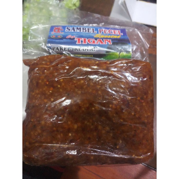 

SAMBAL PECEL TIGAN KEMASAN 1 KG