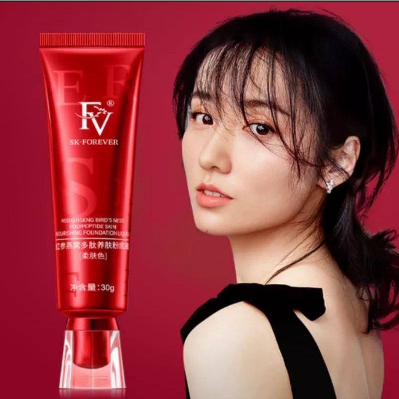 FV Concealer Krim Foundation Original Red Ginseng Herbal 30gr (BONUS HADIAH)