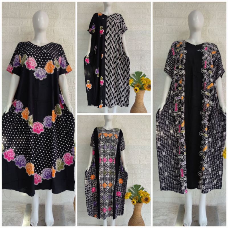 DASTER LOWO COLET MALAMAN ASLI BATIK PEKALONGAN / BAJU SANTAI RAYON TEBAL