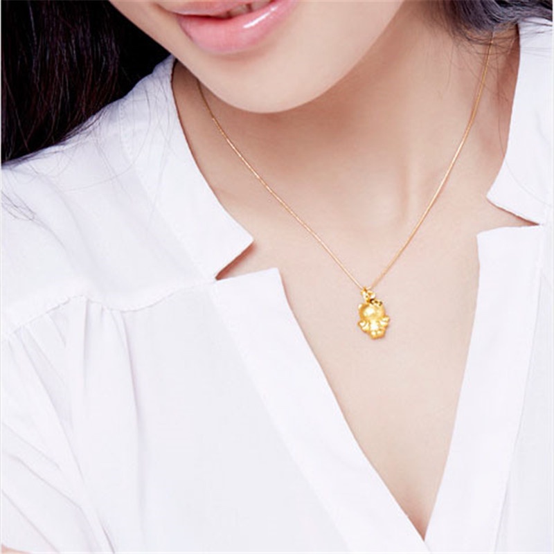 [Ready Stock]Fashion Unique Gold-Plated Hellokitty Pendant Necklace