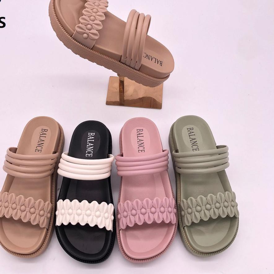 Terbaru Sandal balance 1604-30/wedges jelly wanita/sandal jelly balance/sandal jelly wanita .. .. ..