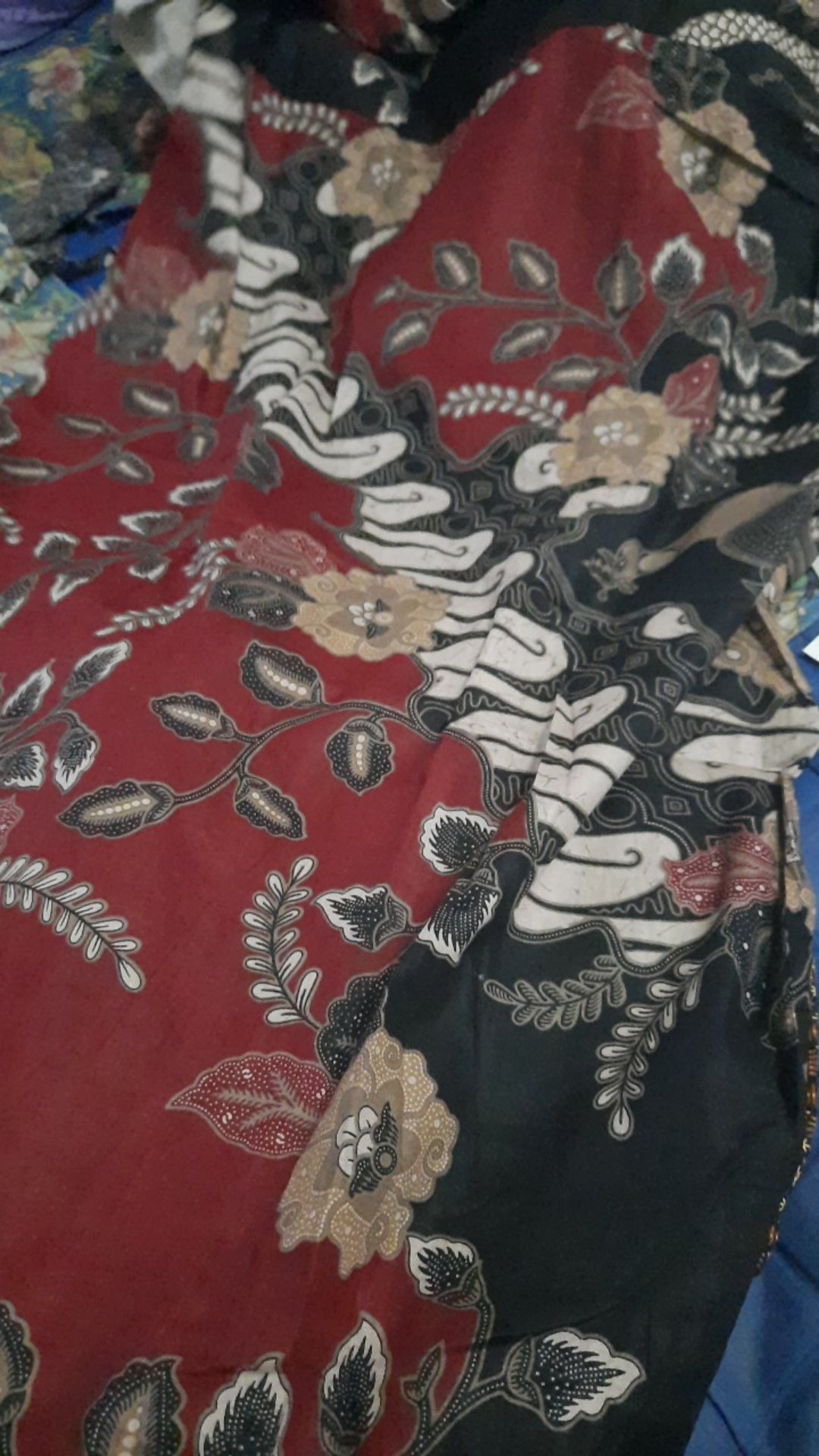 Gamis Batik Modern Murah Katun Halus Kombinasi Truntum, Ori Batik Aksara Pekalongan Big Size Jumbo