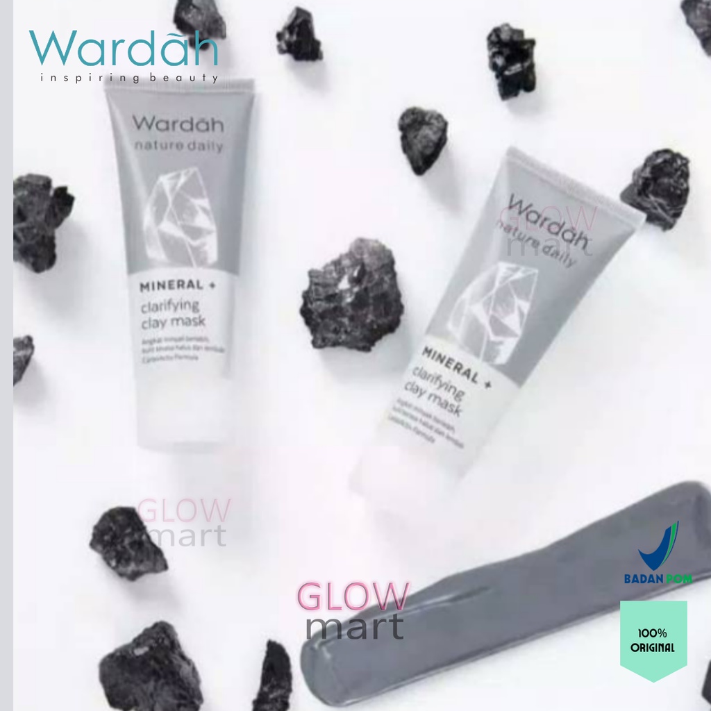 GlowMart ❤ WARDAH Nature Daily Mineral+ Series | Facial Wash | Facial Clay Mask |Witch Hazel Purifyi