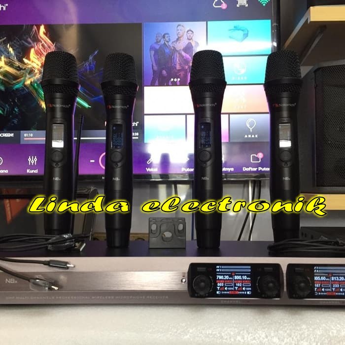 Mic Microphone Wireless Nakamichi N8X 4 microphone ORYGINAL