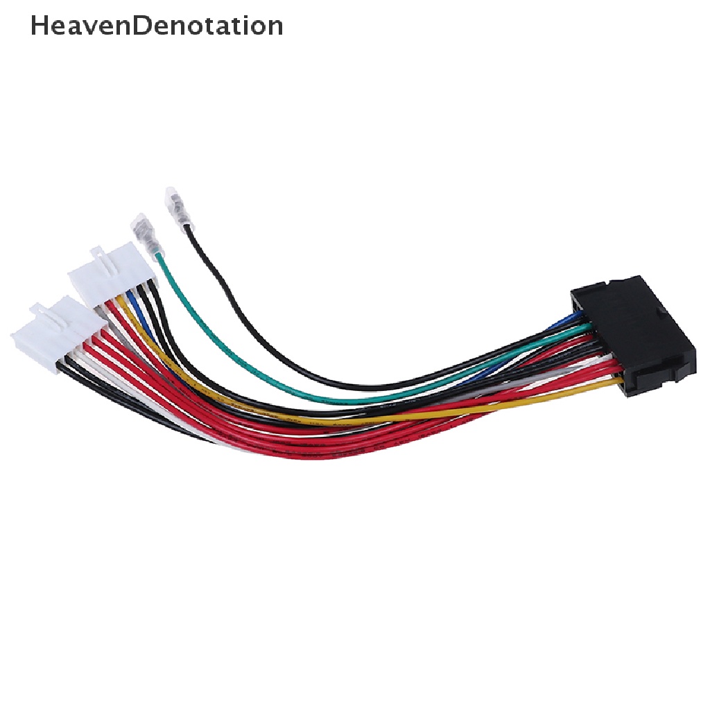 [HeavenDenotation] 20P ATX To 2 Port 6Pin AT PSU Converter Power Cable For Computer 286 386 486 586