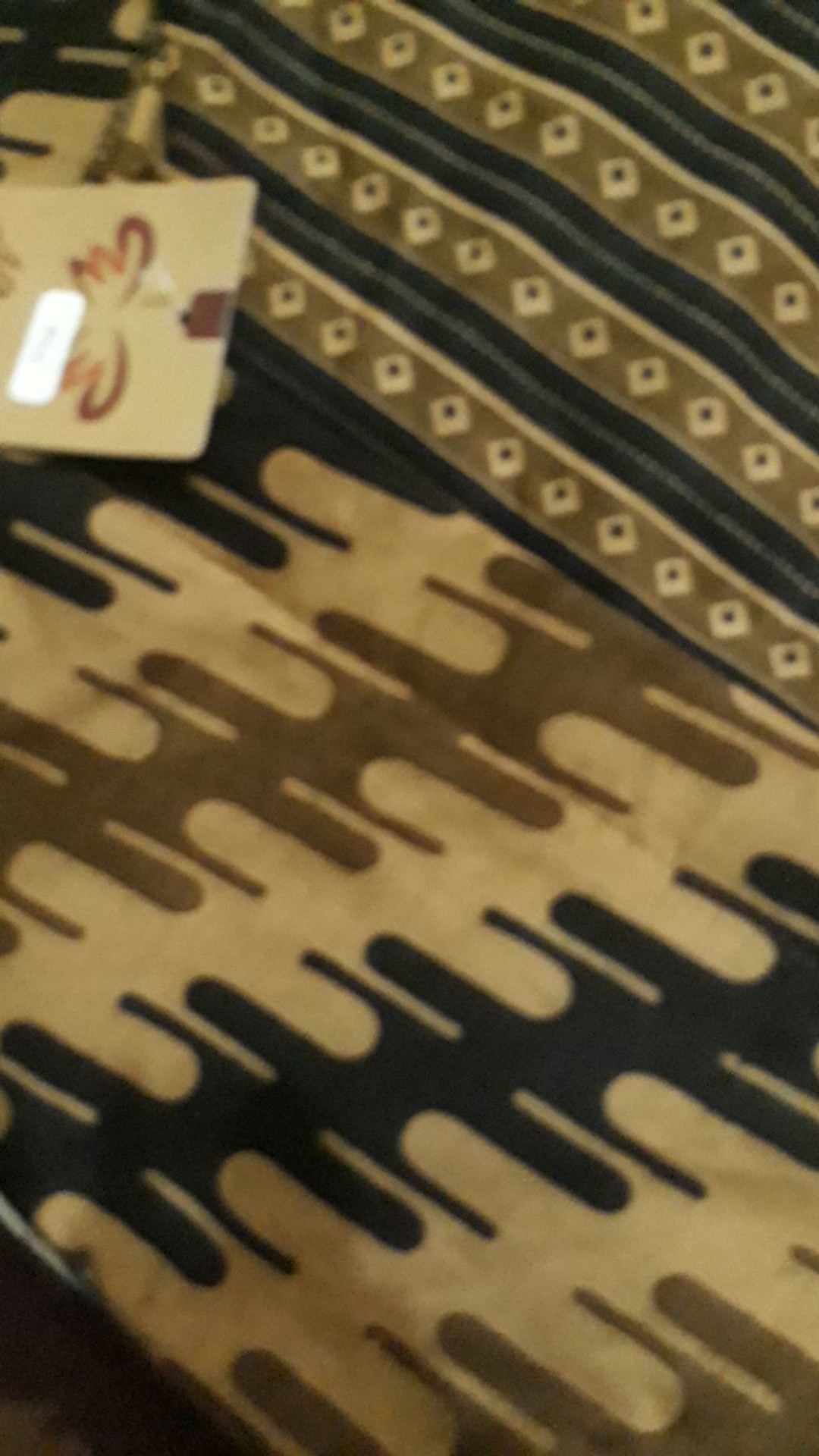 Tey-17 Batik Wanita Asj Sa Hrb026 Kenongo Kemeja Tosca Pendek