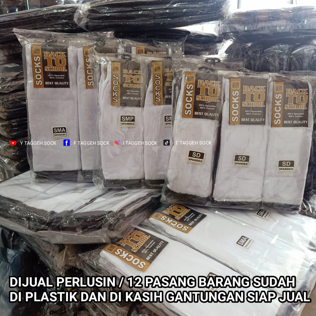KAOS KAKI SEKOLAH | KAOS KAKI SD SMP SMA | KAOS KAKI SEKOLAH MURAH
