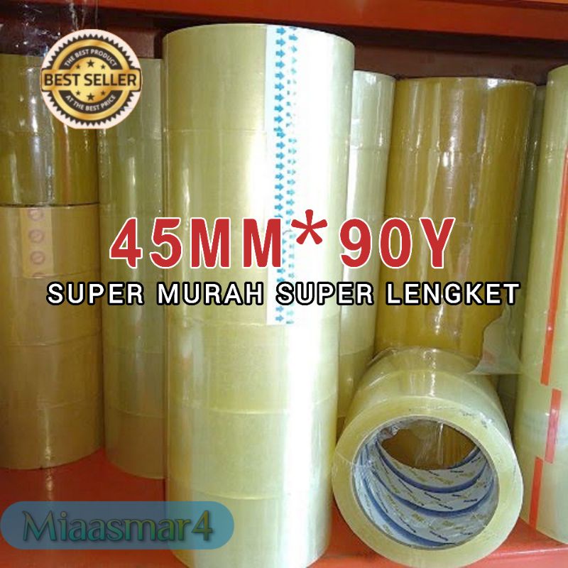 

LAKBAN BENING DAN COKLAT 90Y x 45 MM KWALITAS PREMIUM