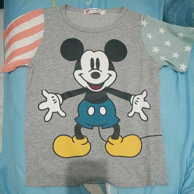 Kaos T Shirt Casual Lengan Pendek Dengan Bahan Katun Dan