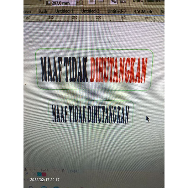 

Papan Nama Signboard MAAF TIDAK DIHUTANGKAN TIMBUL