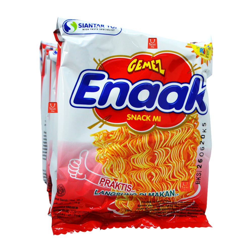 

Mie Enak Enaak Gemez ( 1 gantung isi 10 bungkus )