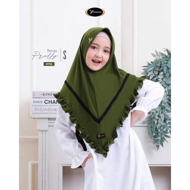 Yessana Hijab Bergo Prilly Jilbab Anak remaja