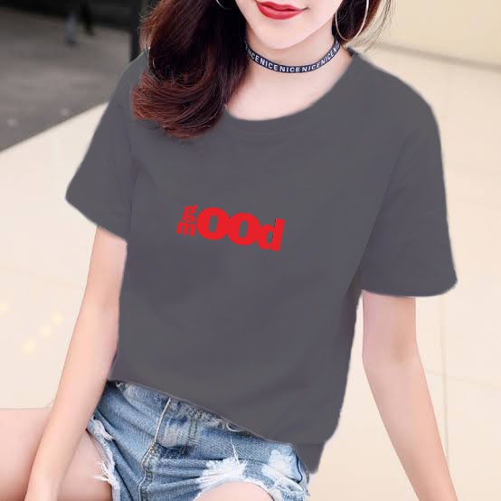 YOURSTYLE1119 - KAOS GOOD MOOD BAJU KAOS WANITA DISTRO UNISEX OVERSIZE JUMBO KEKINIAN TERLARIS