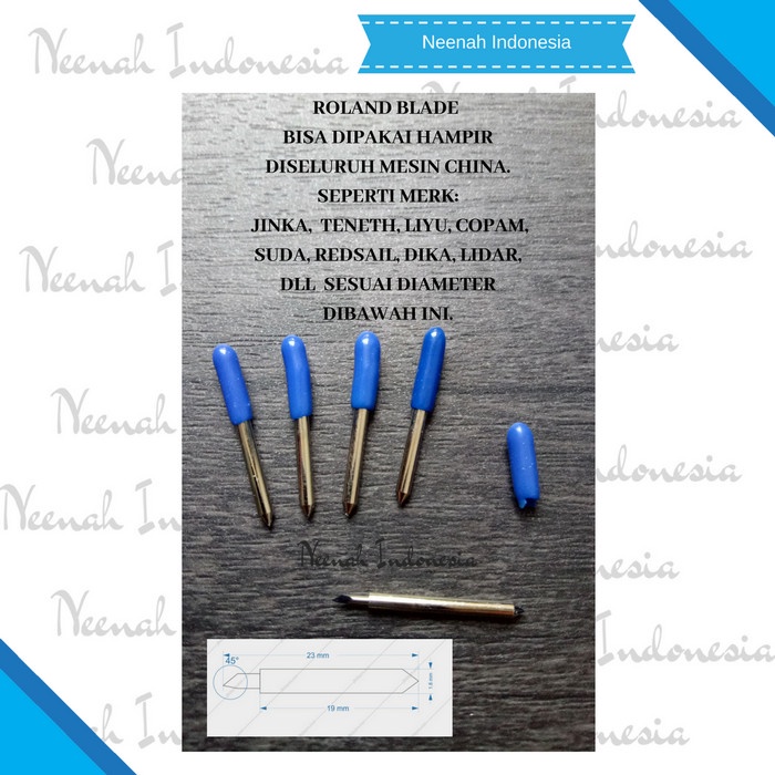 

Wind | Mata pisau cutting Roland 60 derajat Murah Baru