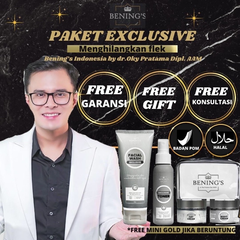 Jual Benings Clinic Exclusive Skincare/Flek/Beningsclinic/bening skin
