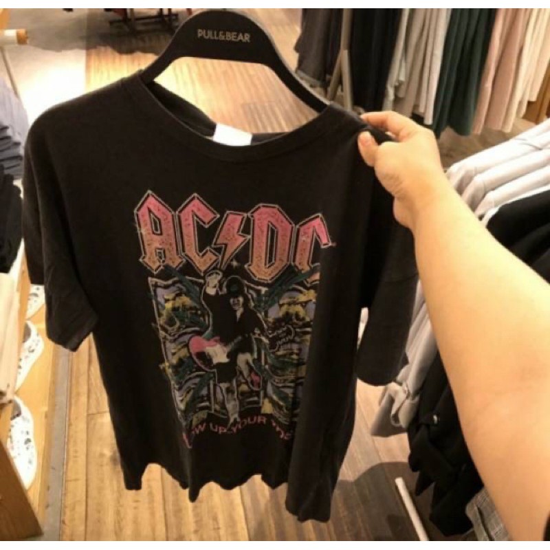 Tshirt ACDC Pull&Bear unisex