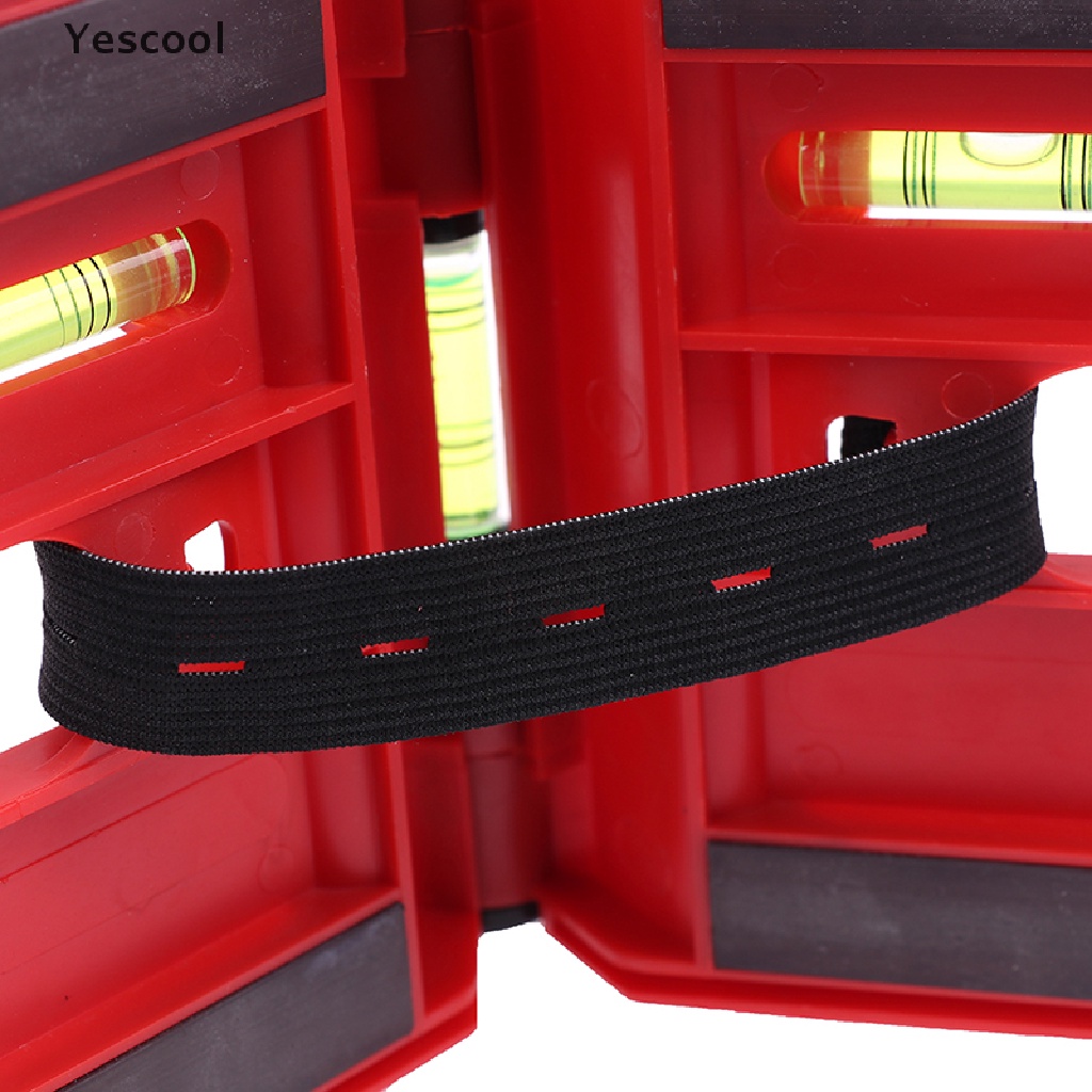 Yescool Waterpass Pengukur Level Kemiringan Pipa Silinder Lipat Presisi Tinggi