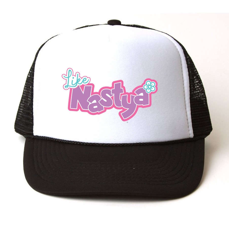 Topi Trucker Youtuber Like Nastya Logo