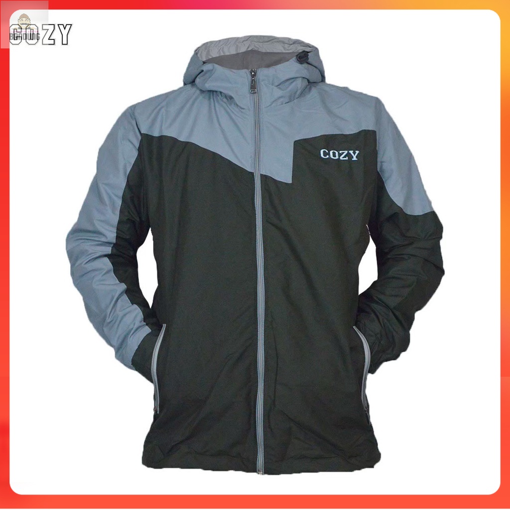 Jaket Amazing Outdoor COZY Grey-Green Unisex | Jaket Kasual