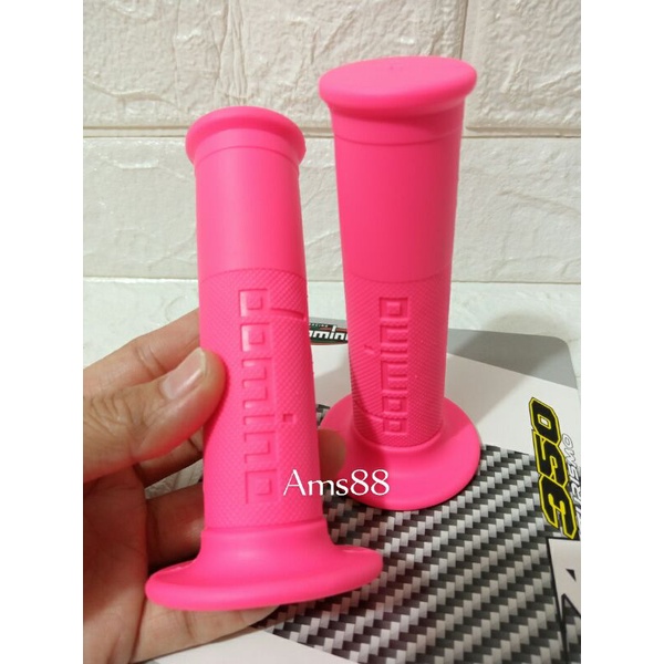 Sepasang Handgrip warna Pink Handfat Grip Pink Universal Variasi Motor Nmax Aerox Vario Beat Mio Scoopy Xeon Fino