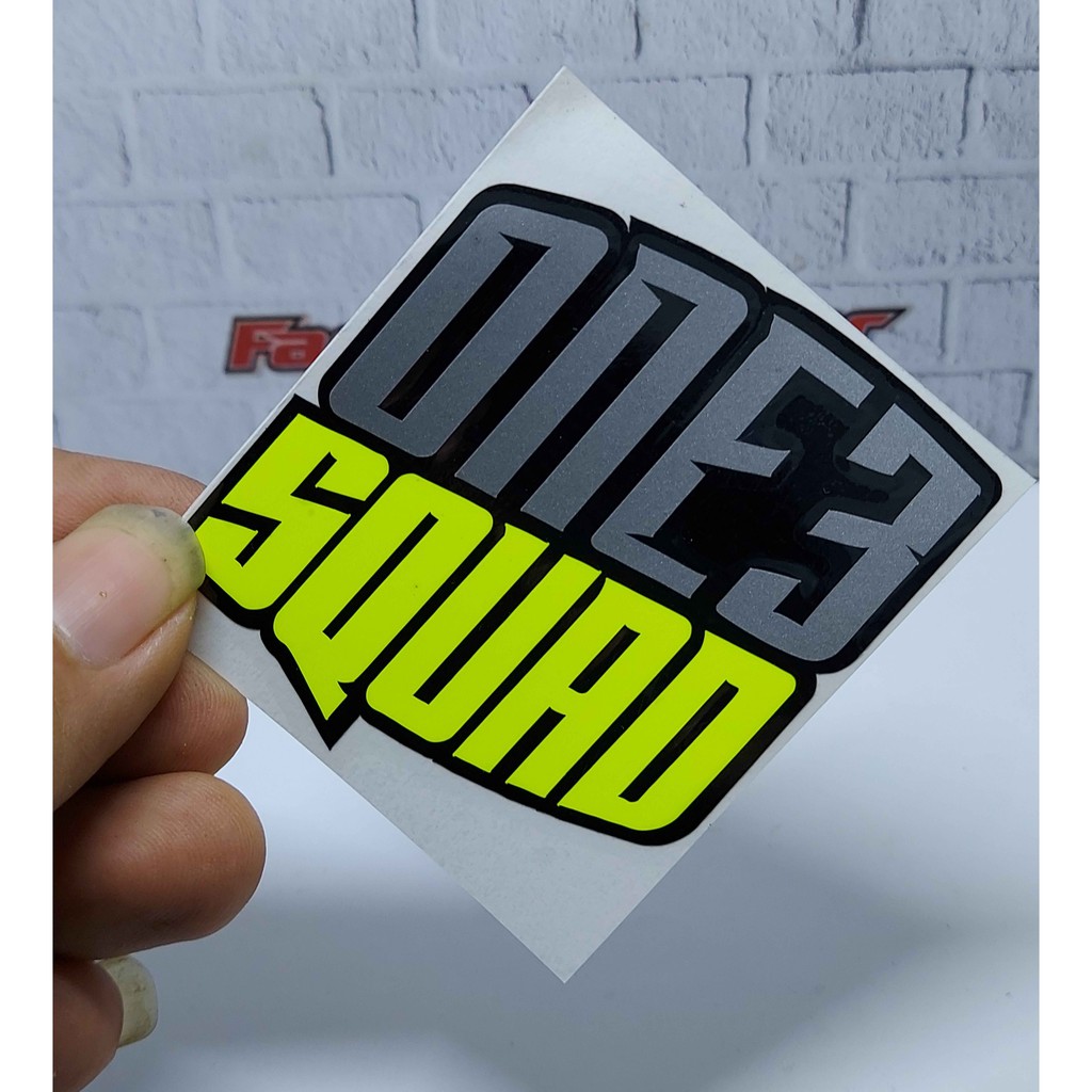 Stiker one 3 squad Sticker ONE3SQUAD