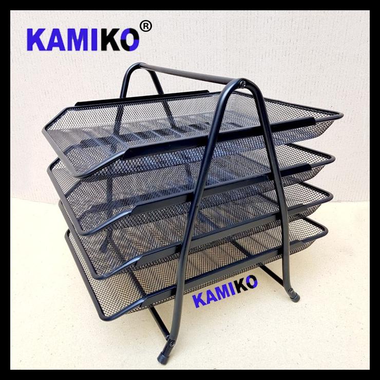 

BEST SELLER !!! KAMIKO RAK SURAT LETTER TRAY JARING LETTER PAPER DOCUMENT TRAY 4 SUSUN TERLARIS