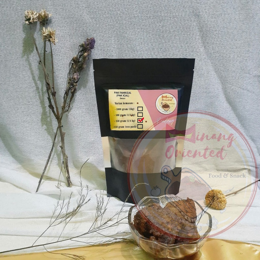 

RENDANG ORIGINAL 250 GRAM | ASLI PADANG HALAL | MINANG ORIENTED